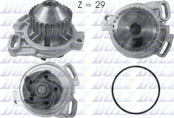 DOLZ A158 - Водяной насос autosila-amz.com