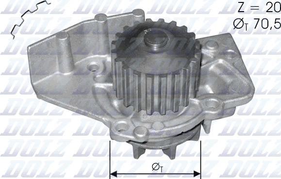 DOLZ C120 - Водяной насос autosila-amz.com