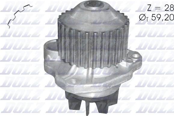 DOLZ C123 - Водяной насос autosila-amz.com