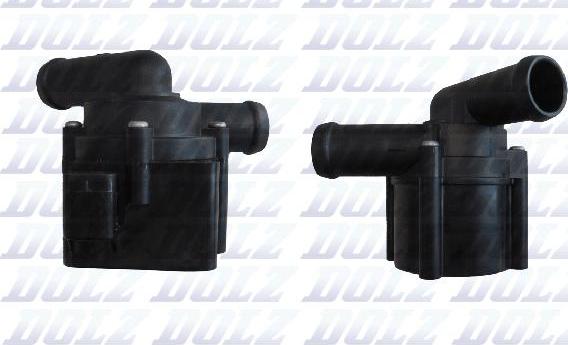 DOLZ EA535A - Additional water pump (electric) fits: AUDI A3, A4 ALLROAD B8, A4 B8, A5, A6 C6, Q5 SEAT EXEO, EXEO autosila-amz.com