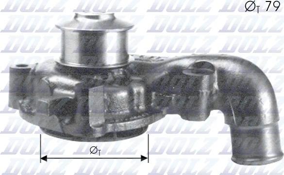 DOLZ F155 - Водяной насос autosila-amz.com