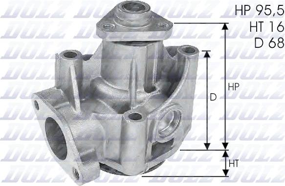 DOLZ L135 - Водяной насос autosila-amz.com