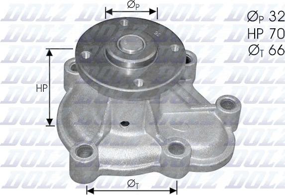 DOLZ O130 - Водяной насос autosila-amz.com