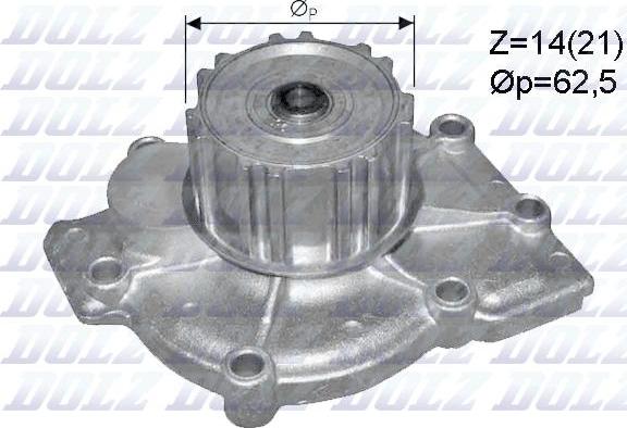 DOLZ R299 - Водяной насос autosila-amz.com