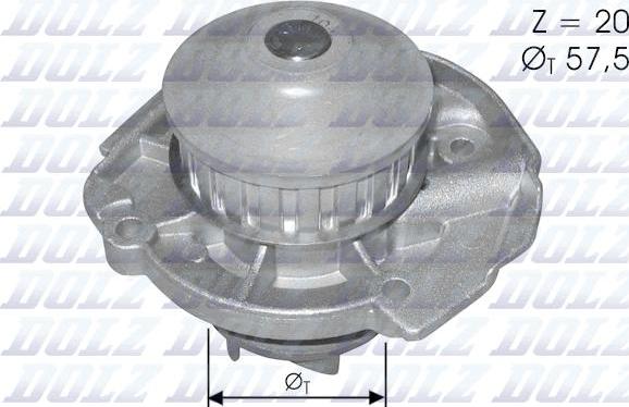 DOLZ S161 - Водяной насос autosila-amz.com