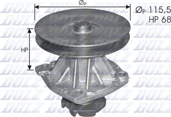 DOLZ S135 - Водяной насос autosila-amz.com