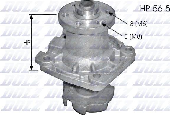 DOLZ S138 - Водяной насос autosila-amz.com