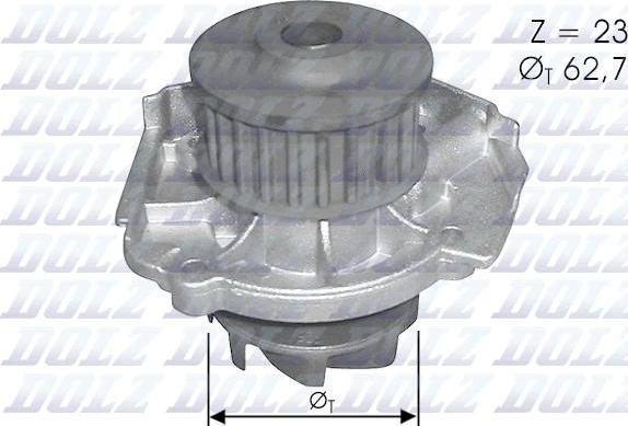 DOLZ S319 - Водяной насос autosila-amz.com