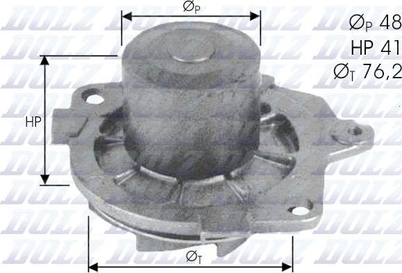 DOLZ S314 - Водяной насос autosila-amz.com