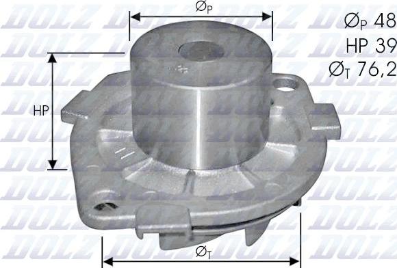 DOLZ S214 - Водяной насос autosila-amz.com