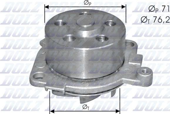 DOLZ S210 - Водяной насос autosila-amz.com