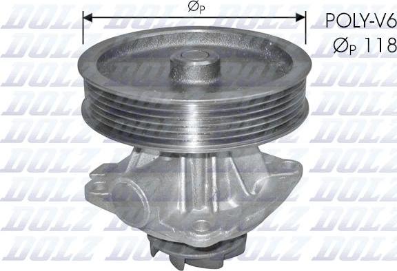 DOLZ S225 - Водяной насос autosila-amz.com