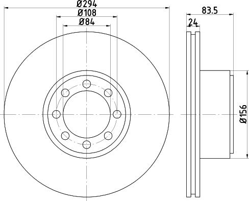 DON CVD675 - Тормозной диск autosila-amz.com