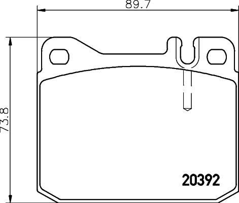 DON PCP1311 - Тормозные колодки, дисковые, комплект autosila-amz.com