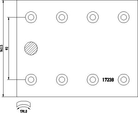 DON MP302A7115 - Комплект тормозных башмаков, барабанные тормоза autosila-amz.com