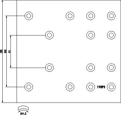 DON PB4212A7141 - Комплект тормозных башмаков, барабанные тормоза autosila-amz.com