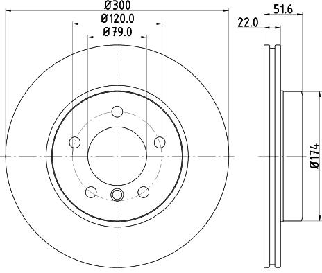 DON PCD10742 - Тормозной диск autosila-amz.com