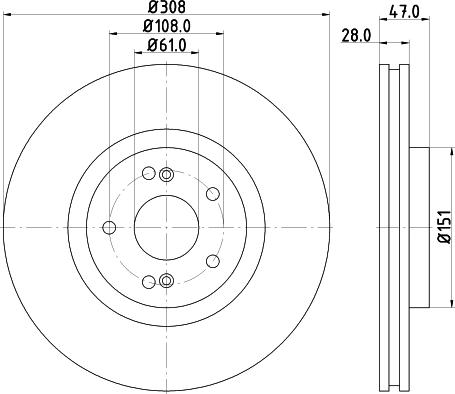 AP 24974 - Тормозной диск autosila-amz.com