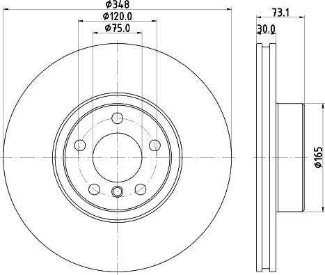 DON PCD20431 - Тормозной диск autosila-amz.com