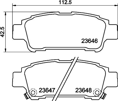 DON PCP1940 - Тормозные колодки, дисковые, комплект autosila-amz.com