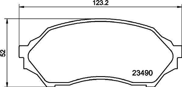 DON PCP1932 - Тормозные колодки, дисковые, комплект autosila-amz.com