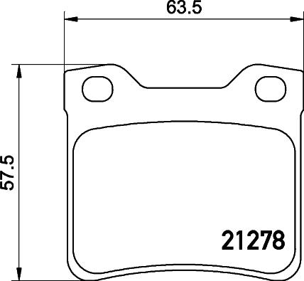 DON PCP1404 - Тормозные колодки, дисковые, комплект autosila-amz.com