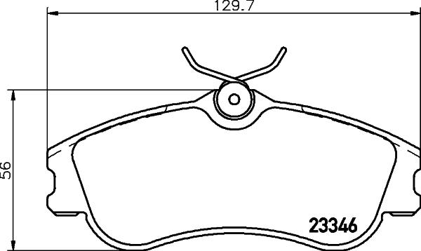 DON PCP1407 - Тормозные колодки, дисковые, комплект autosila-amz.com