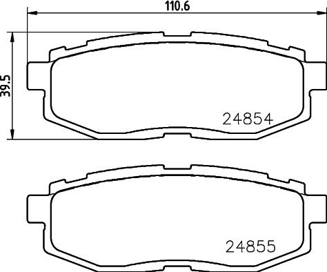 TRW GDB3442AT - Тормозные колодки, дисковые, комплект autosila-amz.com