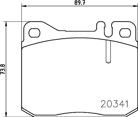 DON PCP1432 - Тормозные колодки, дисковые, комплект autosila-amz.com