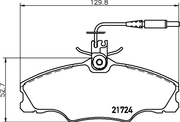 DON PCP1505 - Тормозные колодки, дисковые, комплект autosila-amz.com