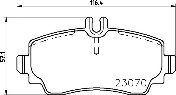 DON PCP1530 - Тормозные колодки, дисковые, комплект autosila-amz.com