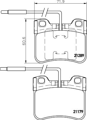 DON PCP1579 - Тормозные колодки, дисковые, комплект autosila-amz.com