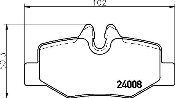 DON PCP1640 - Тормозные колодки, дисковые, комплект autosila-amz.com