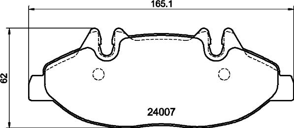 DON PCP1668 - Тормозные колодки, дисковые, комплект autosila-amz.com