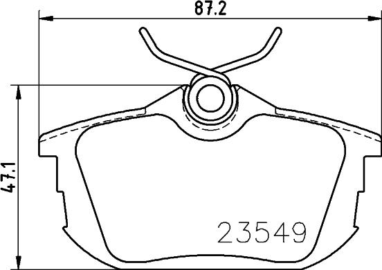 DON PCP1111 - Тормозные колодки, дисковые, комплект autosila-amz.com