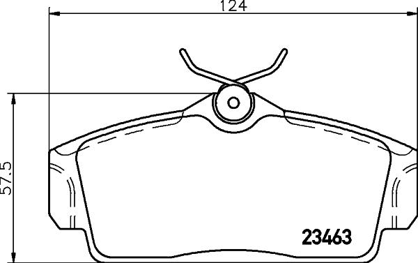 DON PCP1170 - Тормозные колодки, дисковые, комплект autosila-amz.com