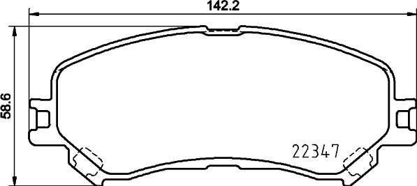 DON PCP1897 - Тормозные колодки, дисковые, комплект autosila-amz.com