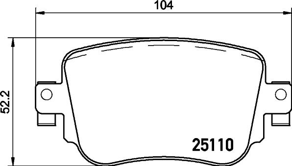 DON PCP1309 - Тормозные колодки, дисковые, комплект autosila-amz.com