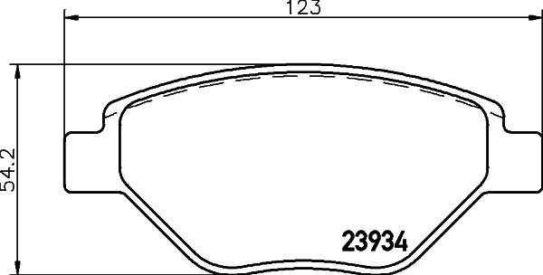 DON PCP1386 - Тормозные колодки, дисковые, комплект autosila-amz.com