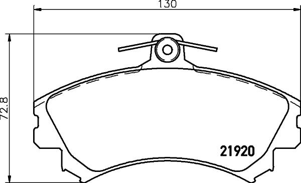 DON PCP1316 - Тормозные колодки, дисковые, комплект autosila-amz.com