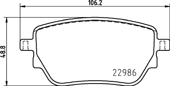 DON PCP1717 - Тормозные колодки, дисковые, комплект autosila-amz.com