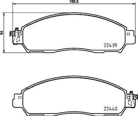 DON PCP1770 - Тормозные колодки, дисковые, комплект autosila-amz.com