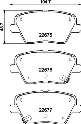 DON PCP1772 - Тормозные колодки, дисковые, комплект autosila-amz.com