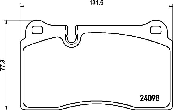 DON PCP2239 - Тормозные колодки, дисковые, комплект autosila-amz.com