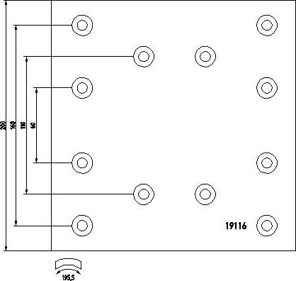 DON RW38391A7151 - Комплект тормозных башмаков, барабанные тормоза autosila-amz.com