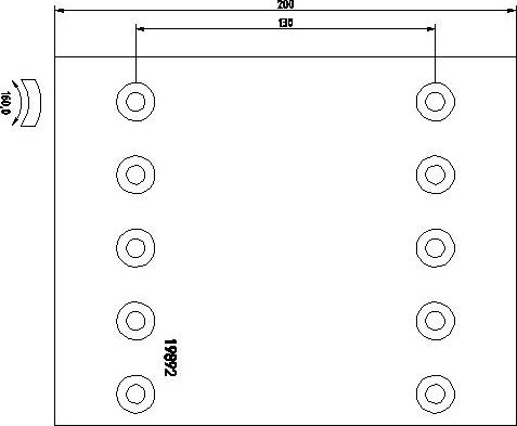 DON SJ26271Y7340 - Комплект тормозных башмаков, барабанные тормоза autosila-amz.com