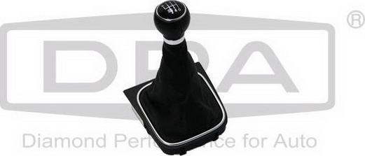 DPA 87110767402 - Ручка КПП + чехол VW Golf V 03-, Golf VI 08-, Golf Plus 05-, Jetta 06- 6МКПП autosila-amz.com