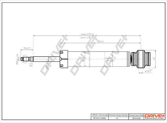 Dr!ve+ DP1610.10.0059 - Амортизатор autosila-amz.com