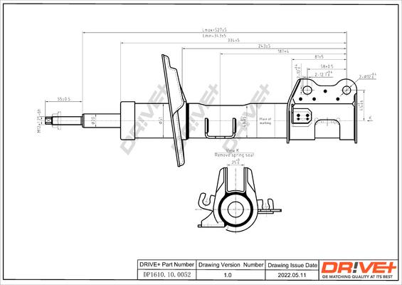 Dr!ve+ DP1610.10.0052 - Амортизатор autosila-amz.com