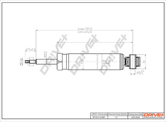 Dr!ve+ DP1610.10.0067 - Амортизатор autosila-amz.com